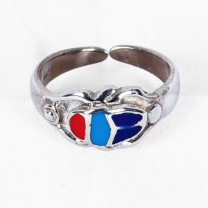 Anillo de plata escarabajo egipcio 925