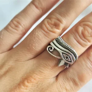 Anillo de plata ojo de Horus
